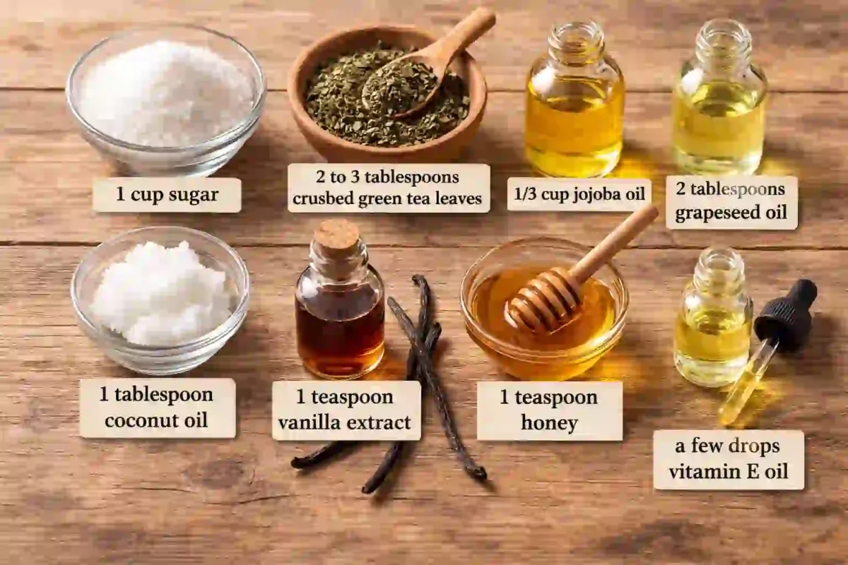 Vanilla and Green Tea Body Scrub