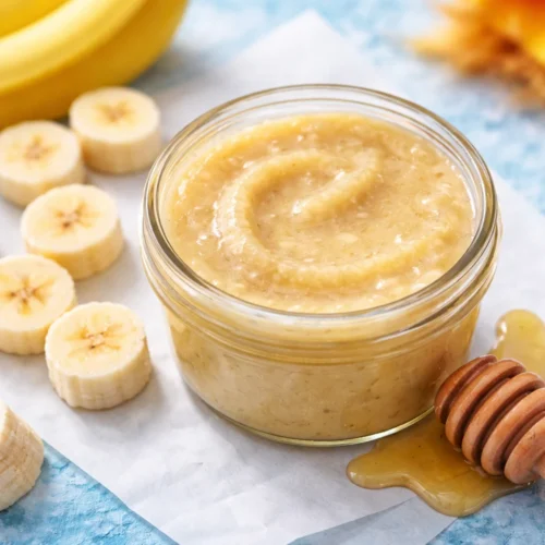 Banana and Avocado Hair Mask ingredients promoting hair strength and preventing breakage