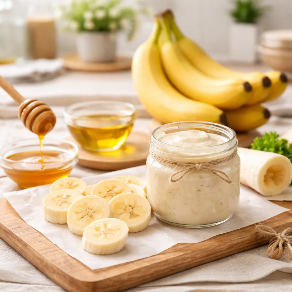 Banana and Avocado Hair Mask