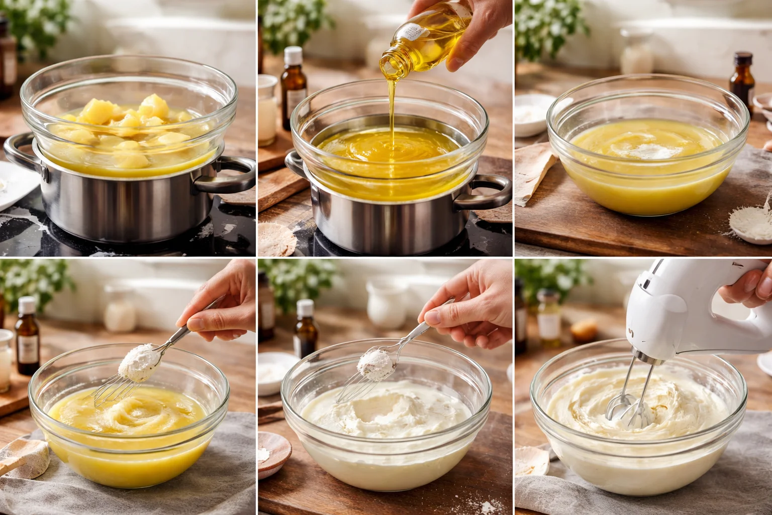 Homemade mango body butter