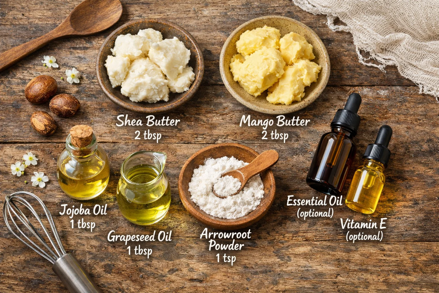 Homemade non greasy body butter ingredients