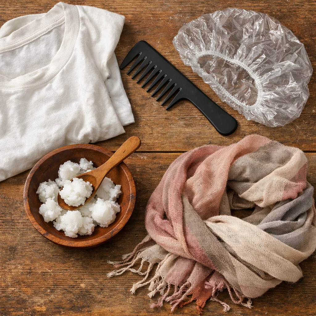 overnight coconut oil hair mask