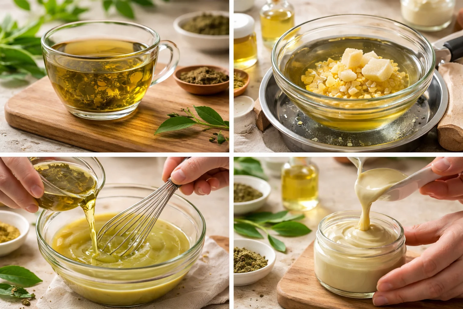 DIY Green Tea Under Eye Cream For Wrinkles