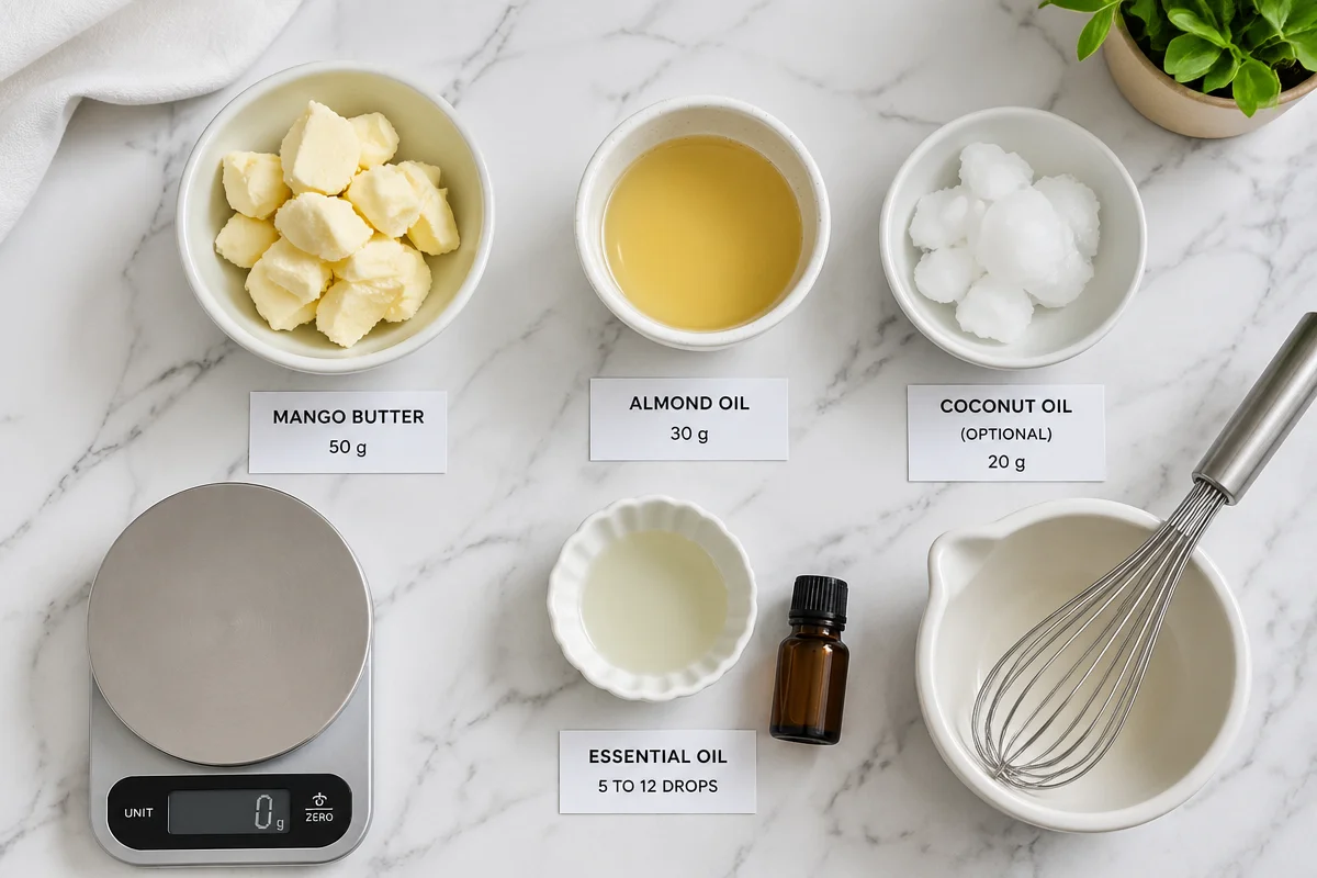 mango butter almond oil body butter recipe