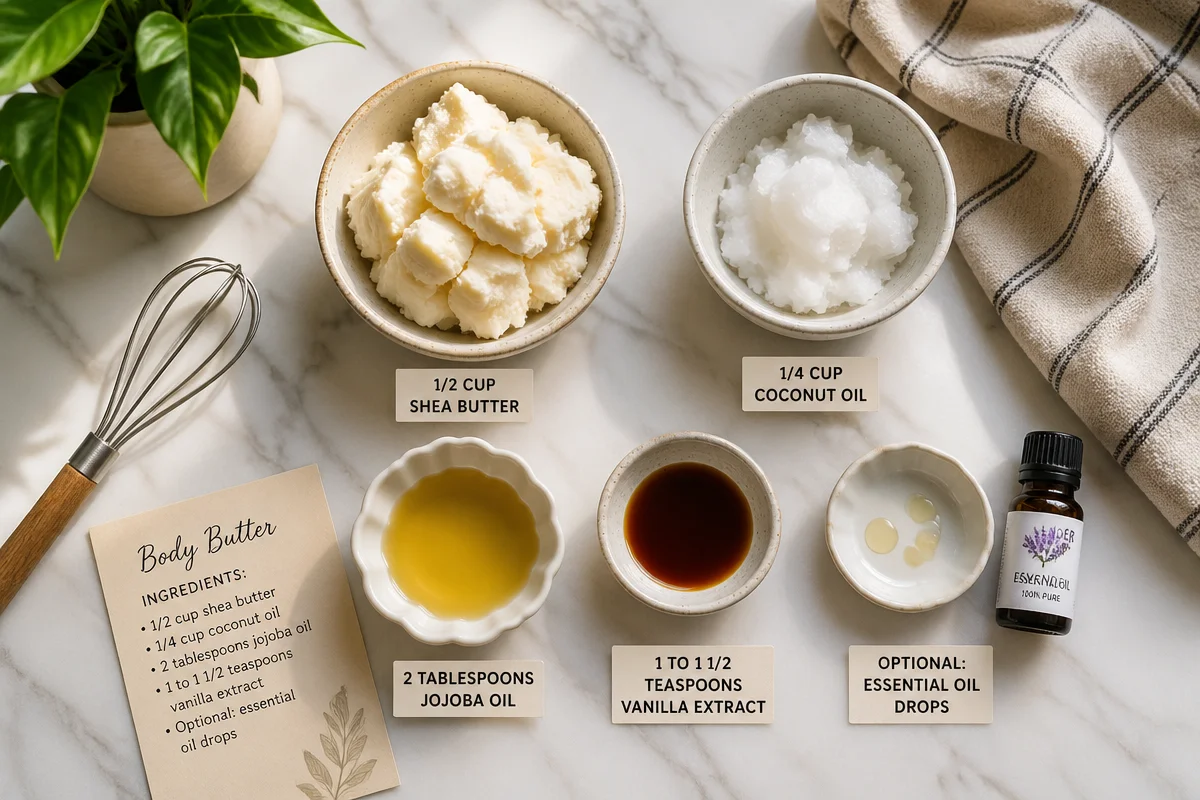 How to Make a Vanilla & Jojoba Oil Body Butter: Simple Homemade Recipe