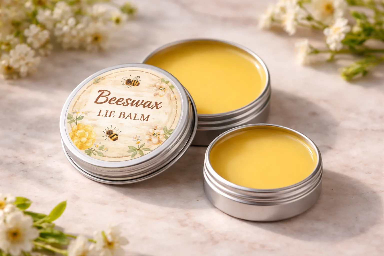 3-Ingredient Beeswax Lip Balm Recipe (Simple, Stable and Giftable)