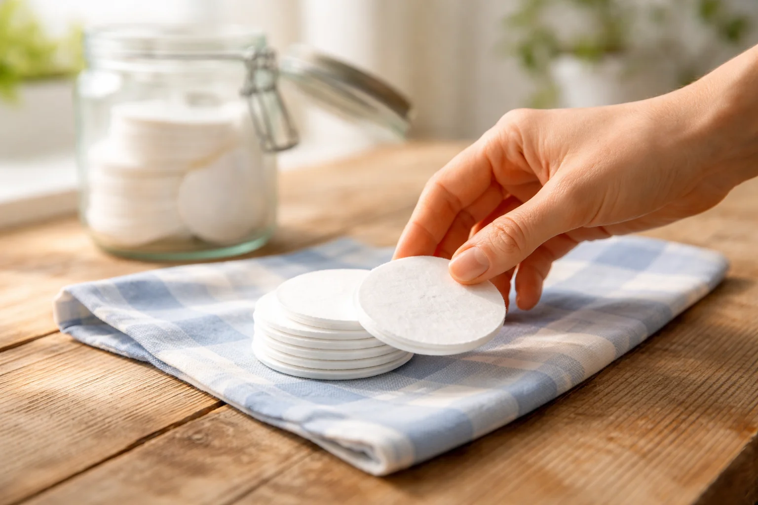 DIY makeup remover wipes