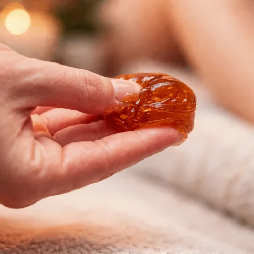Parissa Natural Microwavable Sugar Wax for Facial Hair Removal for sensitive skin